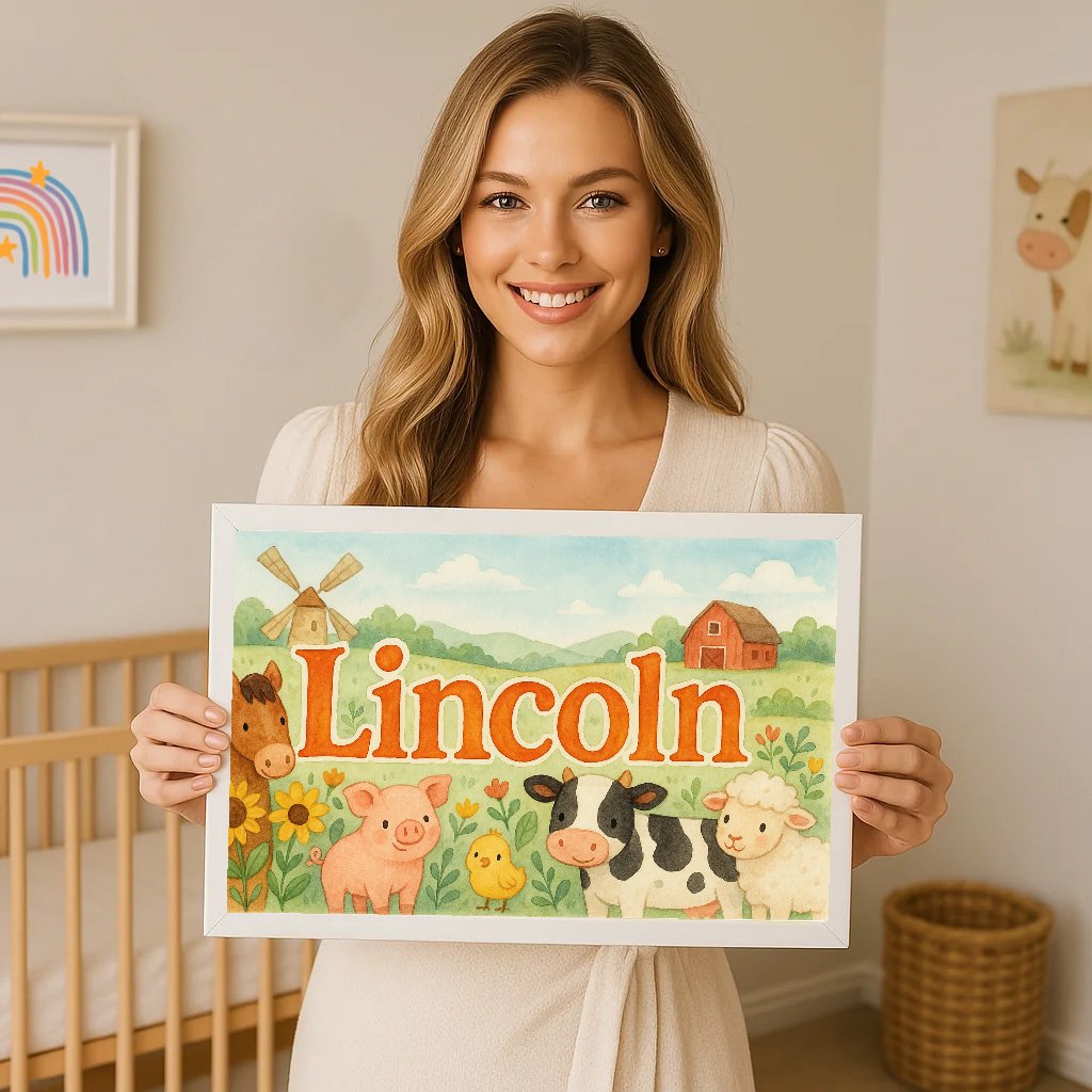 Lincoln's Customized Farm Name Art 02