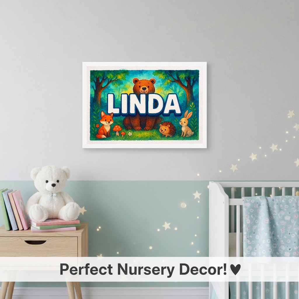 Personalized name art for Linda