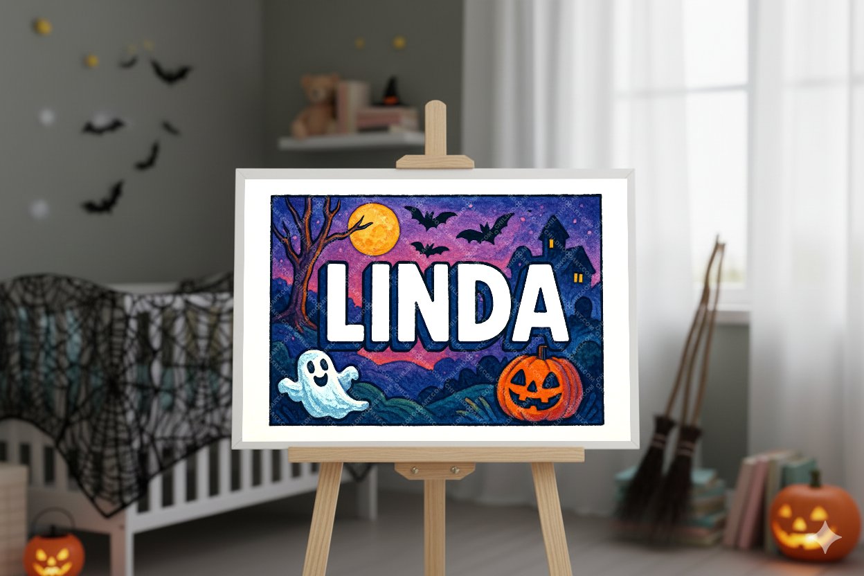 Personalized name art for Linda