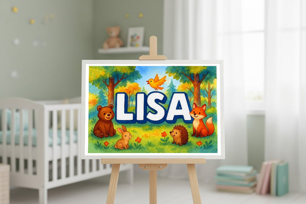 Personalized name art for Lisa