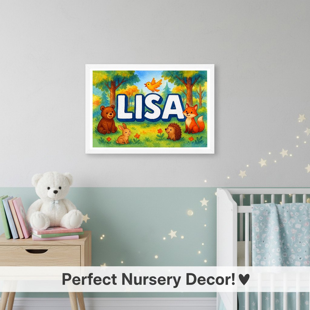 Personalized name art for Lisa