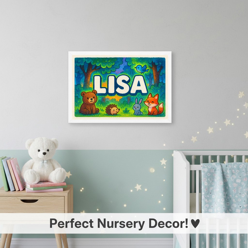 Personalized name art for Lisa