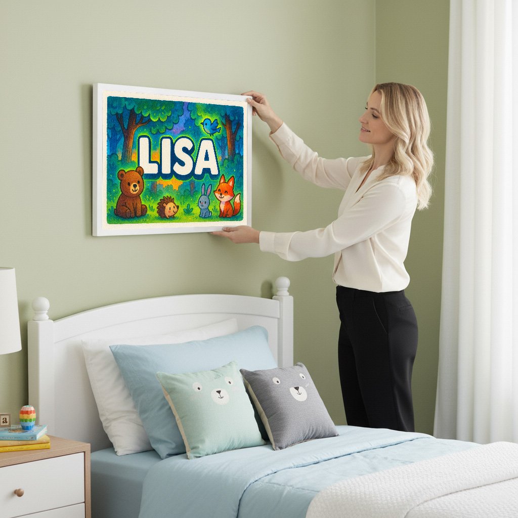 Personalized name art for Lisa