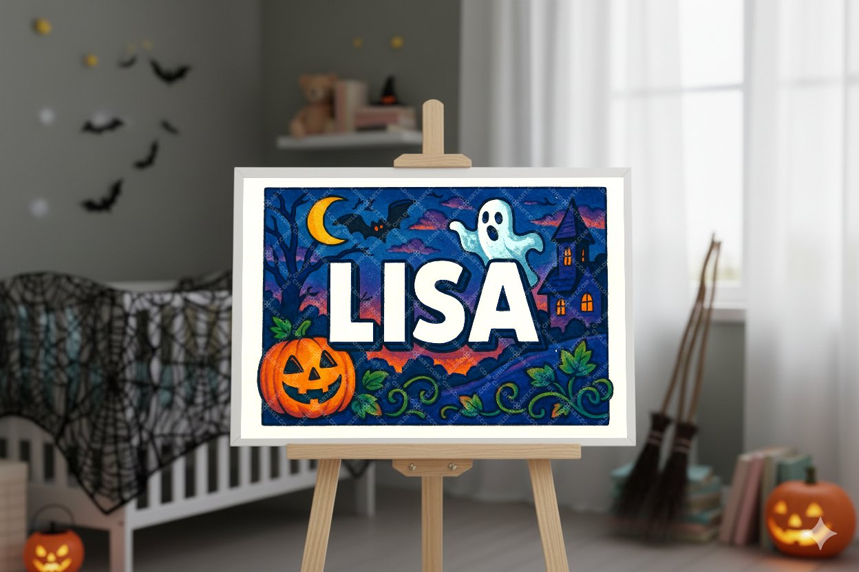 Personalized name art for Lisa