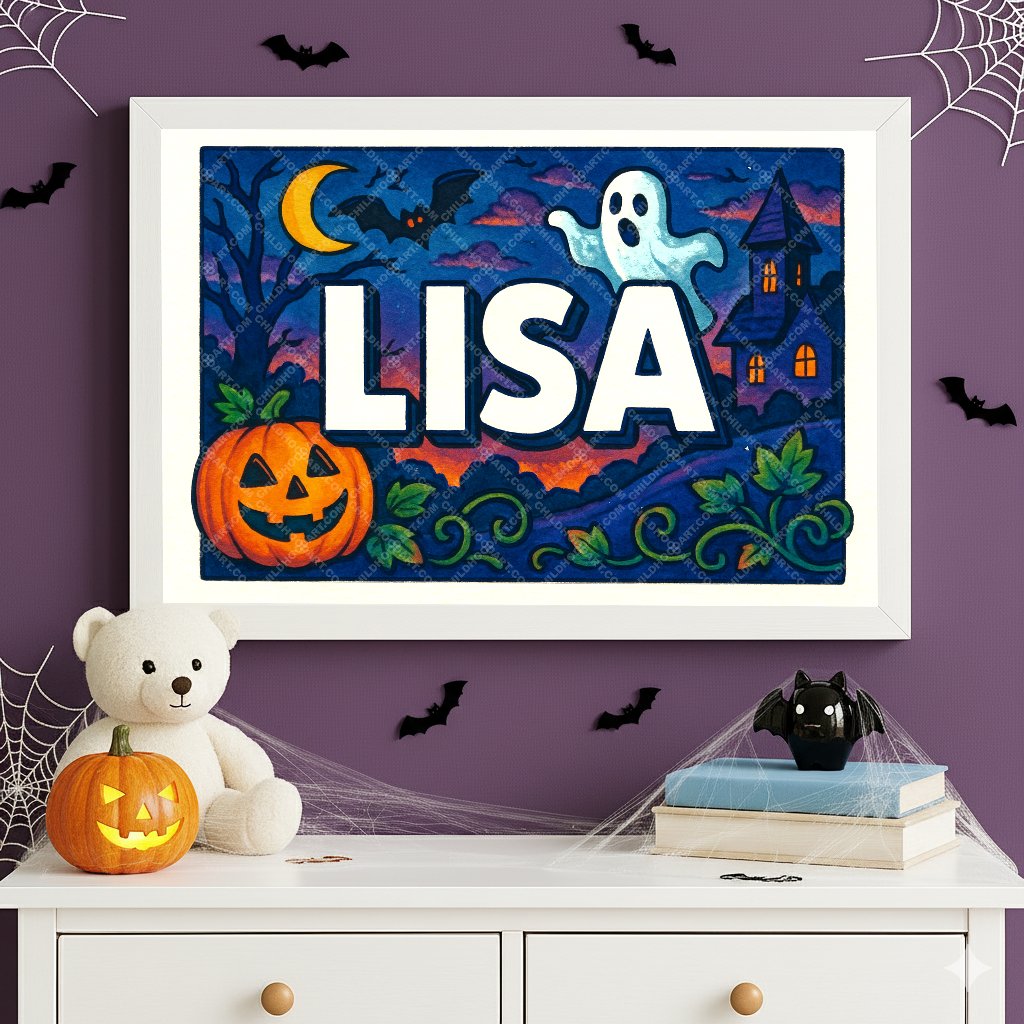 Personalized name art for Lisa
