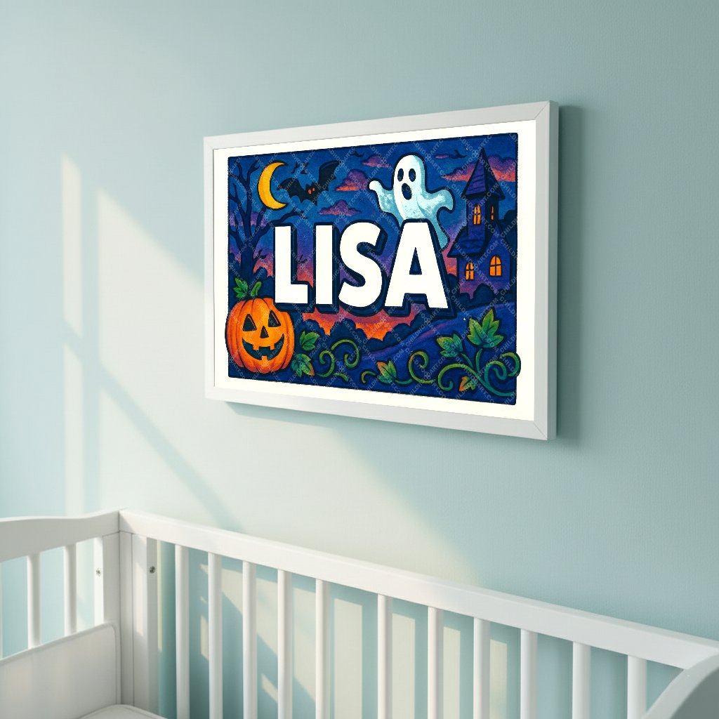 Personalized name art for Lisa