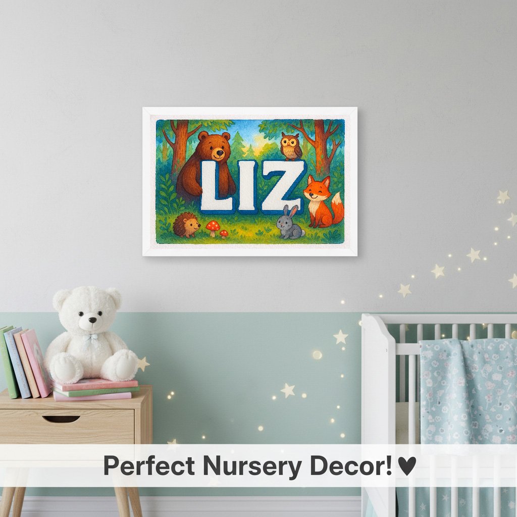 Personalized name art for Liz