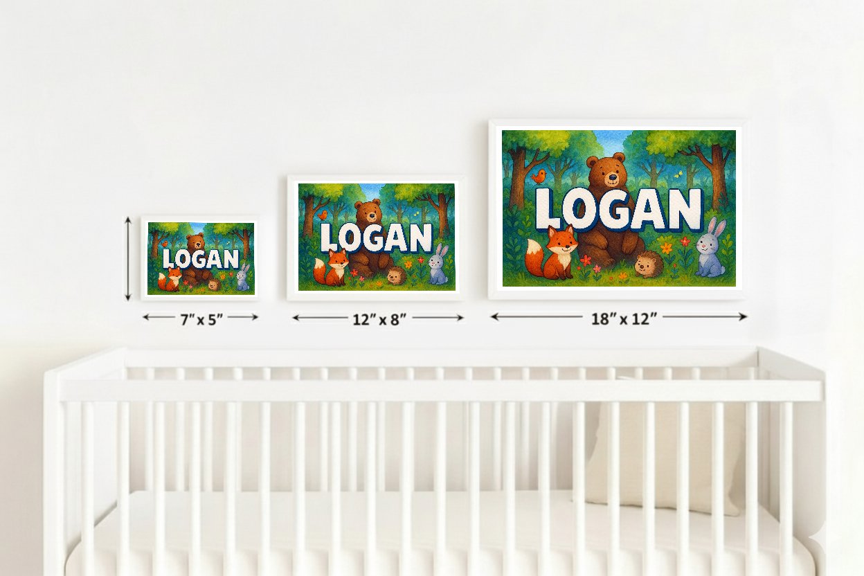 Personalized name art for Logan