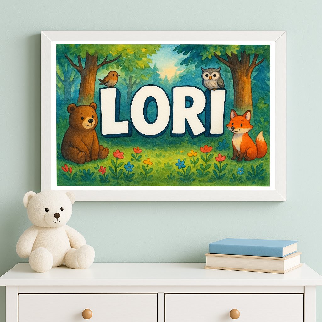 Personalized name art for Lori