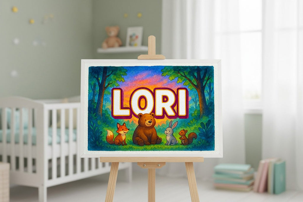 Personalized name art for Lori