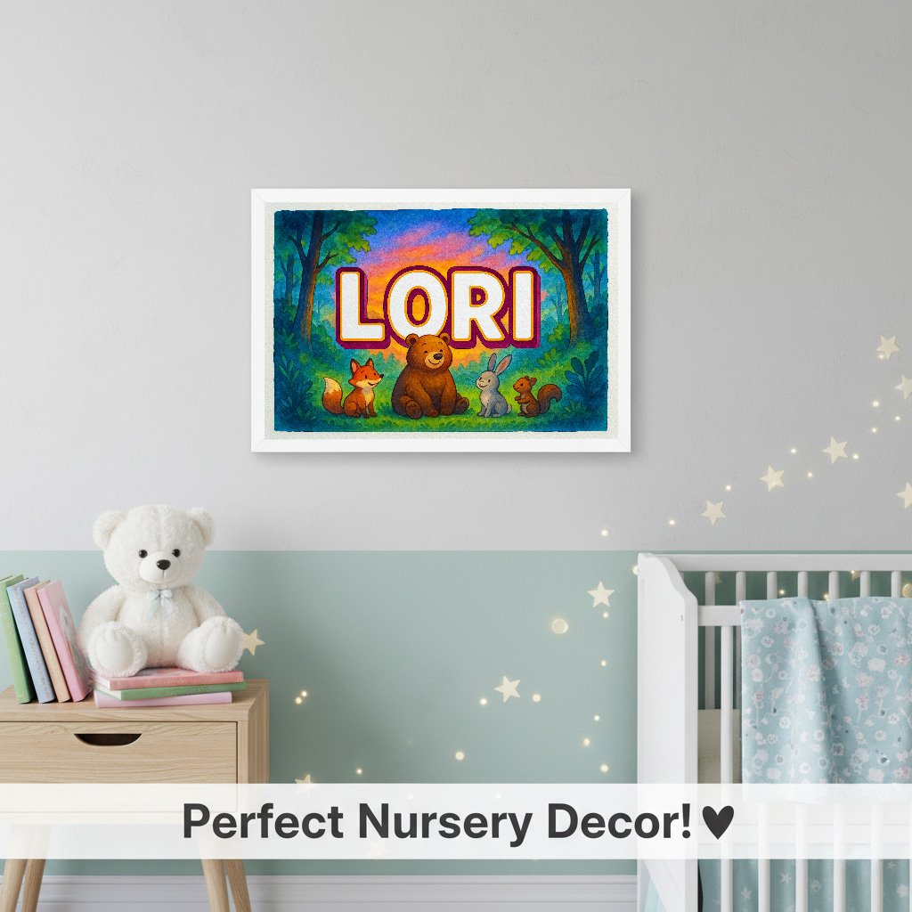 Personalized name art for Lori