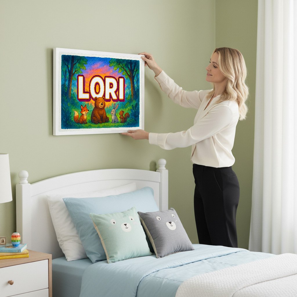 Personalized name art for Lori