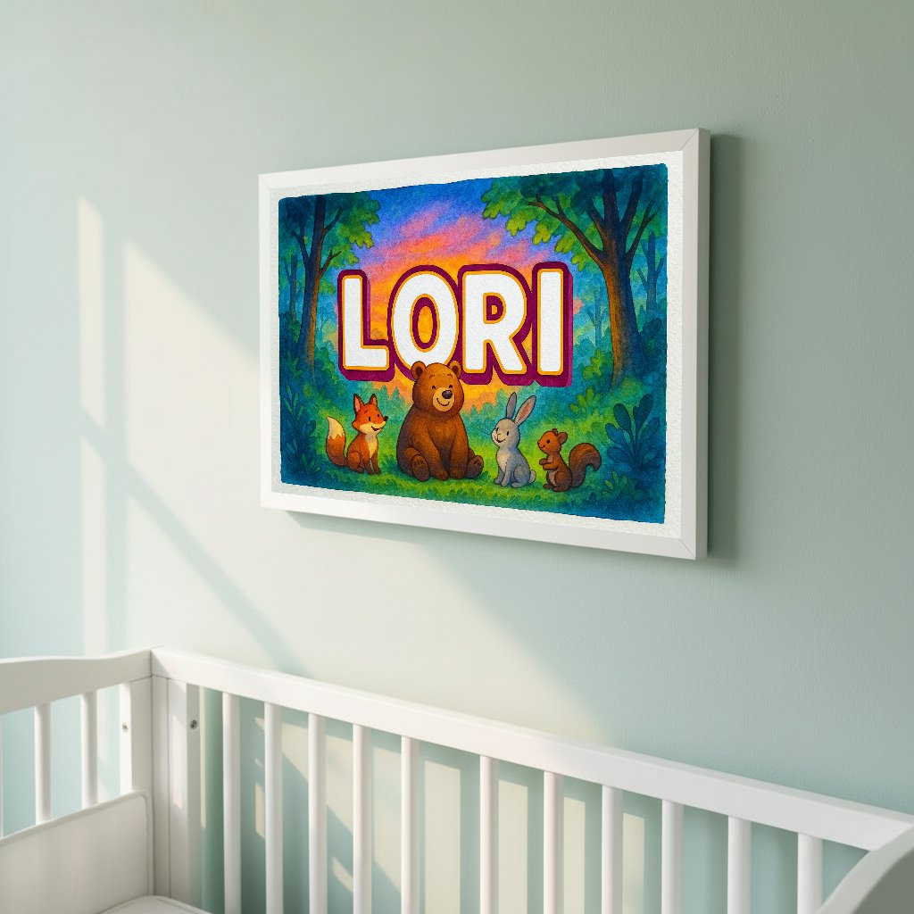 Personalized name art for Lori