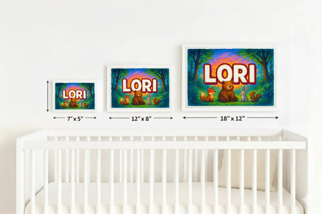 Personalized name art for Lori