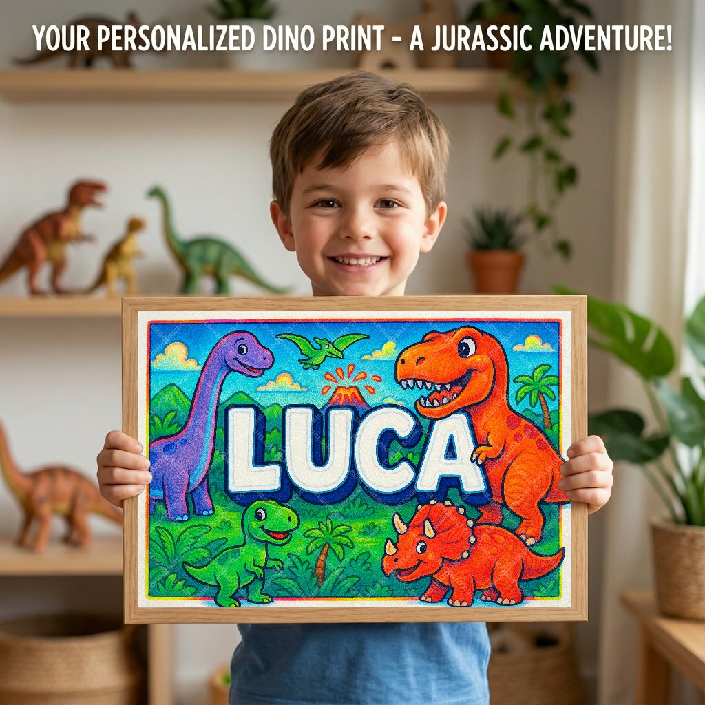 Personalized name art for Luca