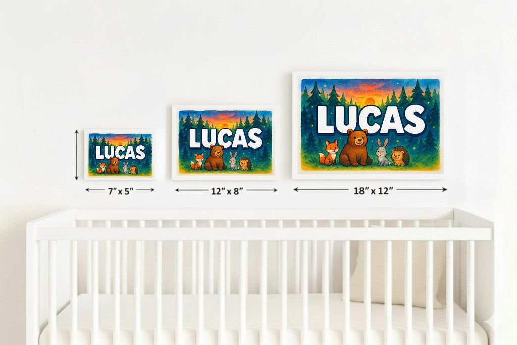 Personalized name art for Lucas