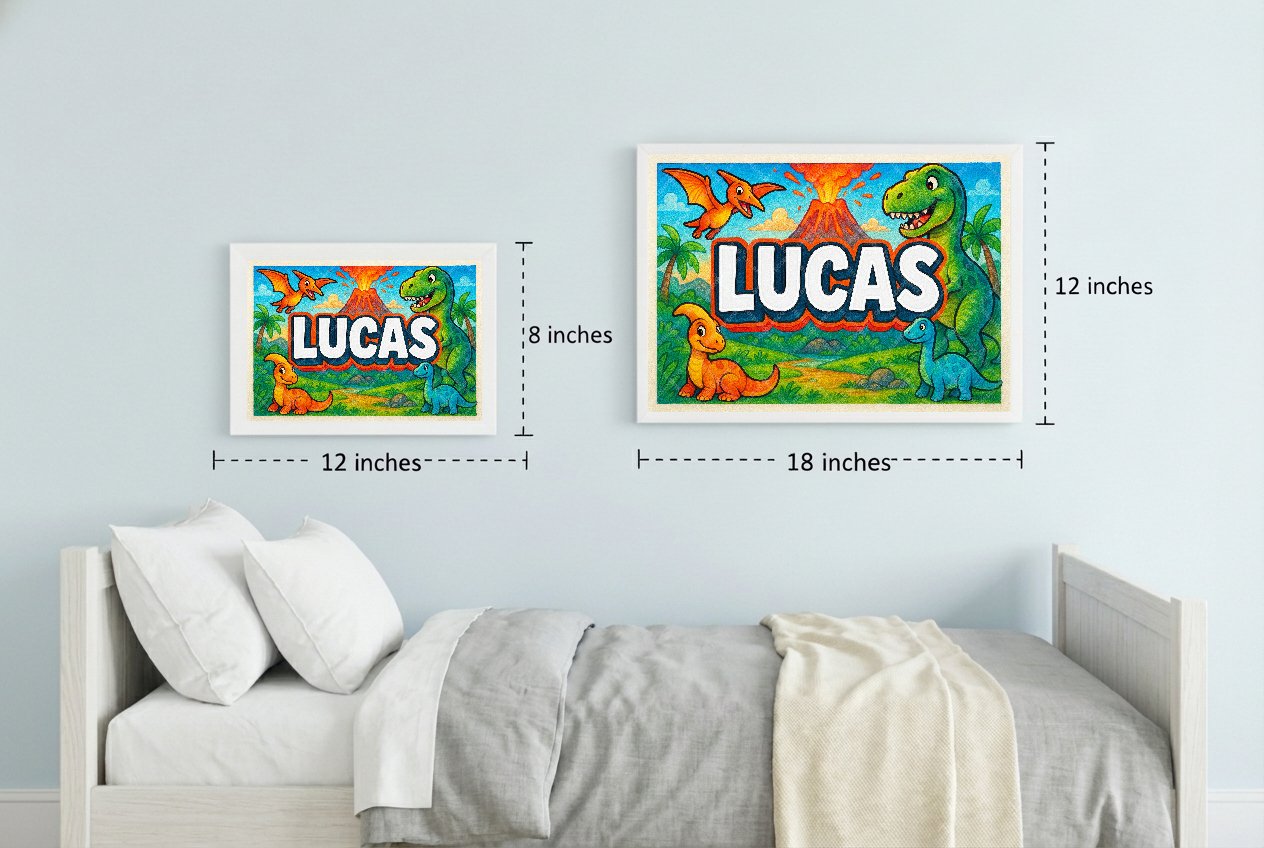 Personalized name art for Lucas