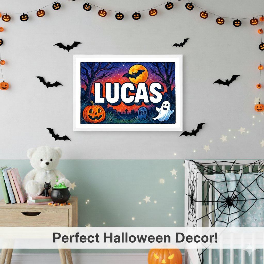 Personalized name art for Lucas