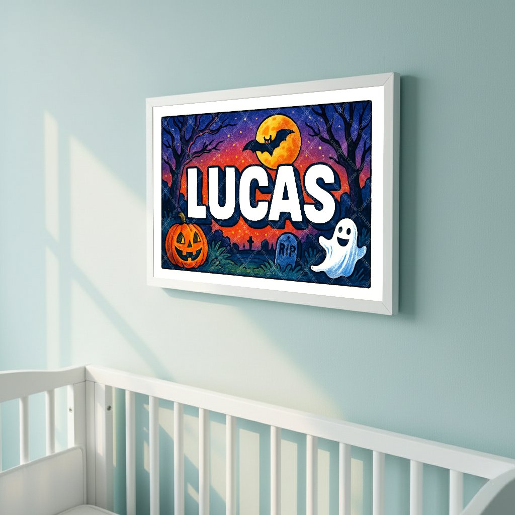 Personalized name art for Lucas