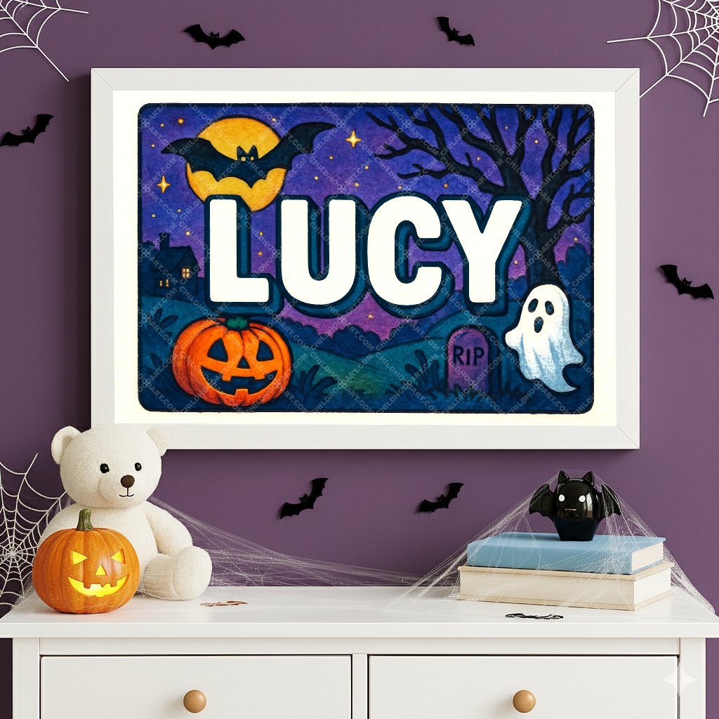 Personalized name art for Lucy