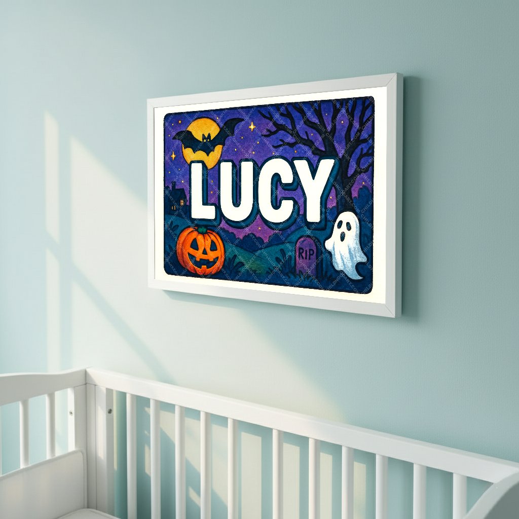 Personalized name art for Lucy