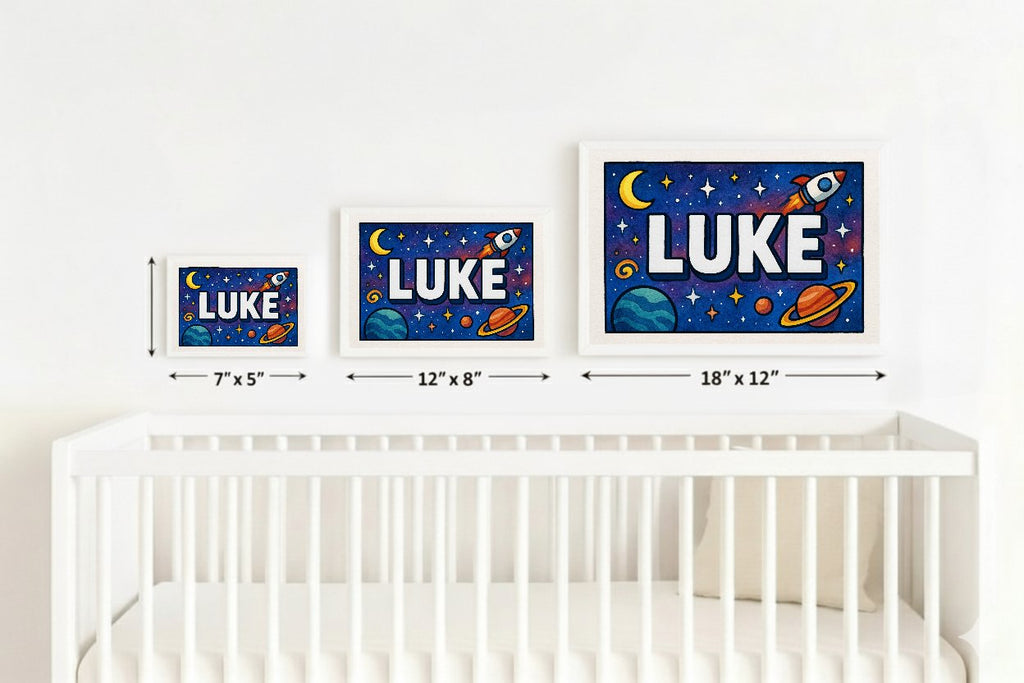 Personalized name art for Luke