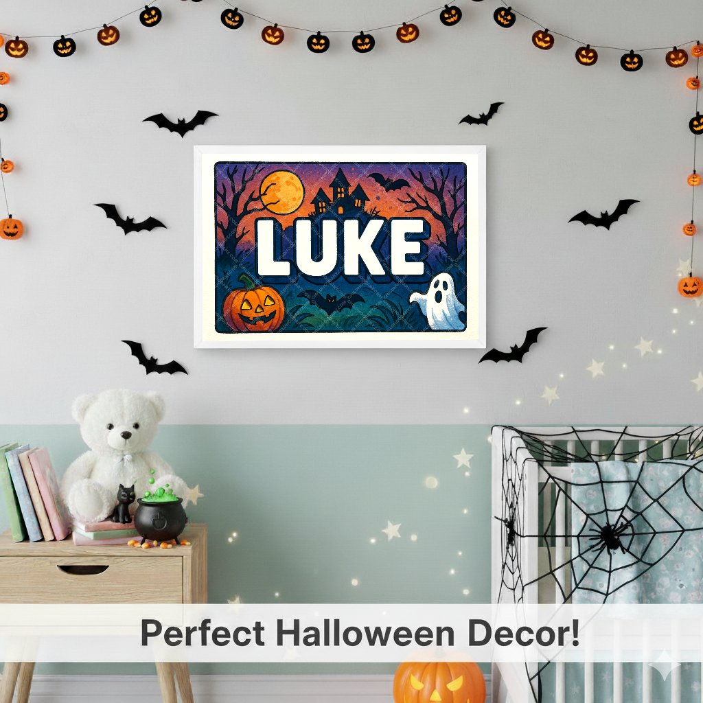 Personalized name art for Luke