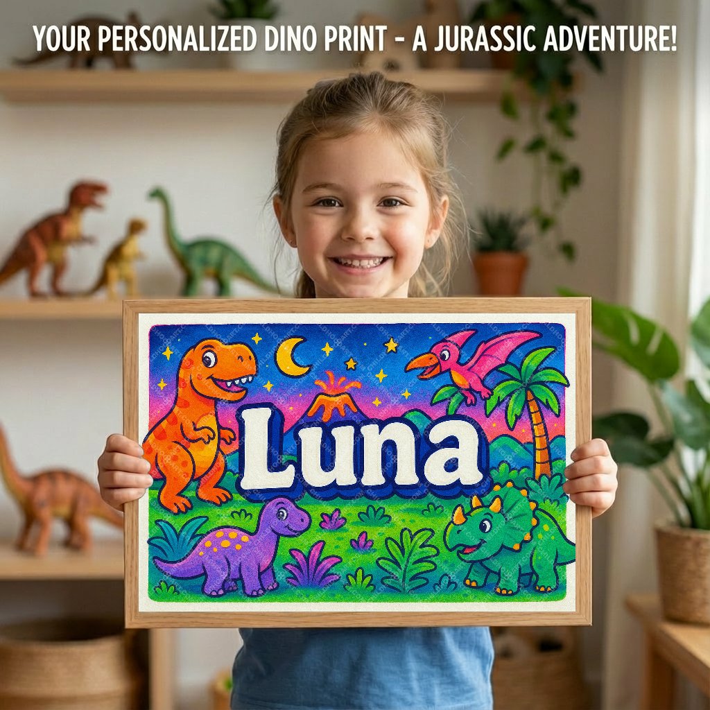 Personalized name art for Luna