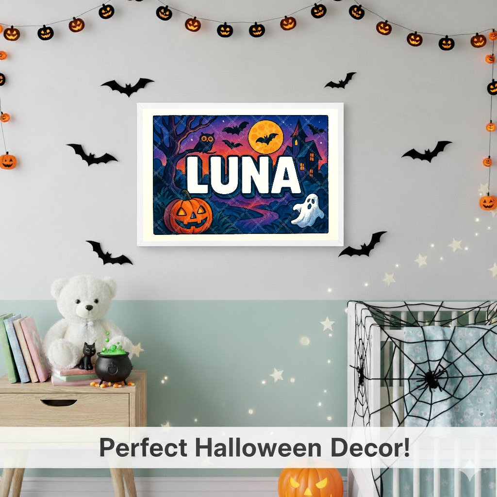 Personalized name art for Luna