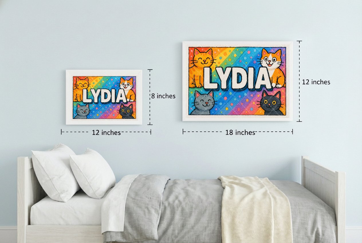 Personalized name art for Lydia