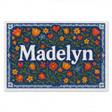 Calm personalized name art for Madelyn