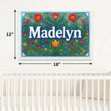 Calm personalized name art for Madelyn