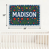 Calm personalized name art for Madison