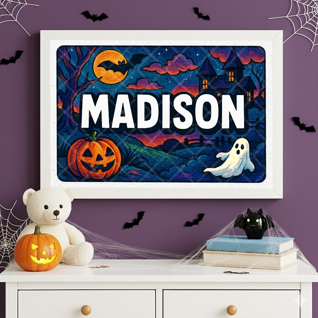 Personalized name art for Madison