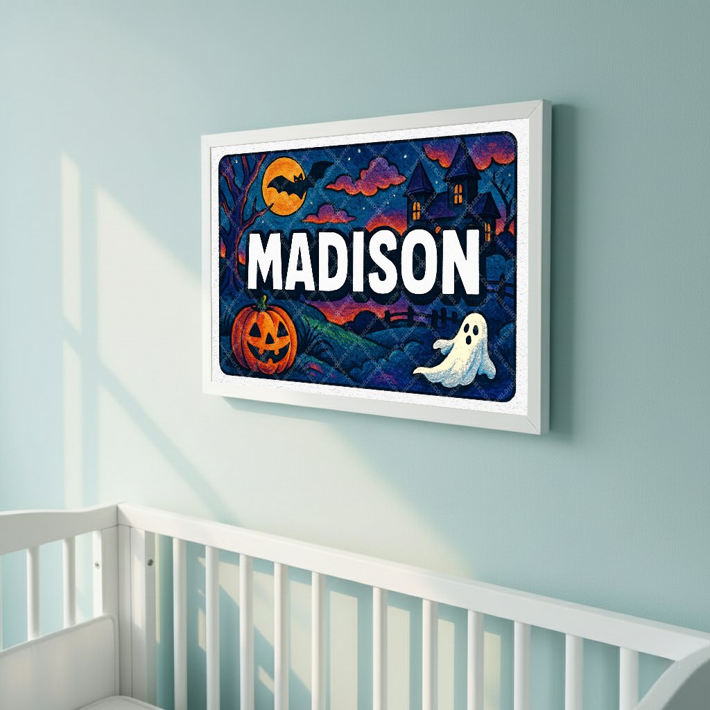 Personalized name art for Madison
