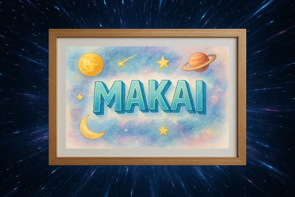 Makai Personalized Outer Space Art 1198