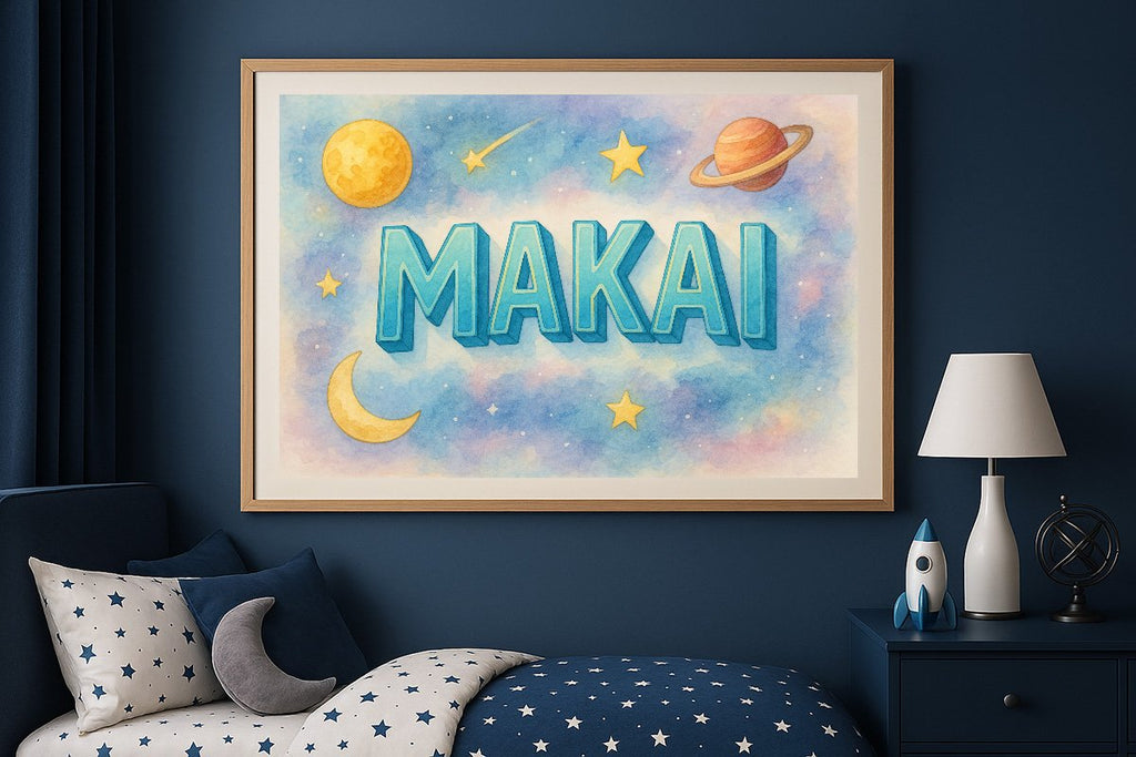 Makai Personalized Outer Space Art 1198