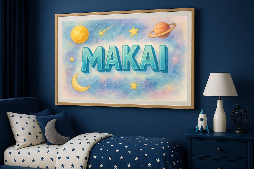 Makai Personalized Outer Space Art 1198