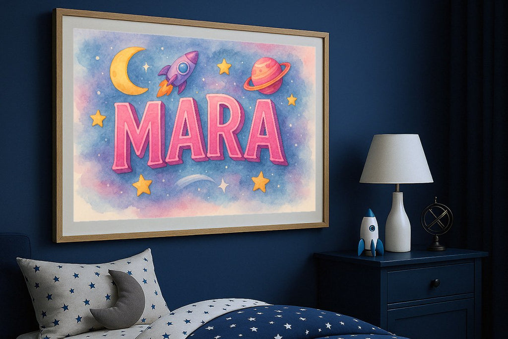 Mara Personalized Outer Space Art 1663