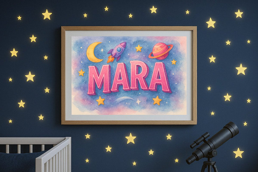 Mara Personalized Outer Space Art 1663