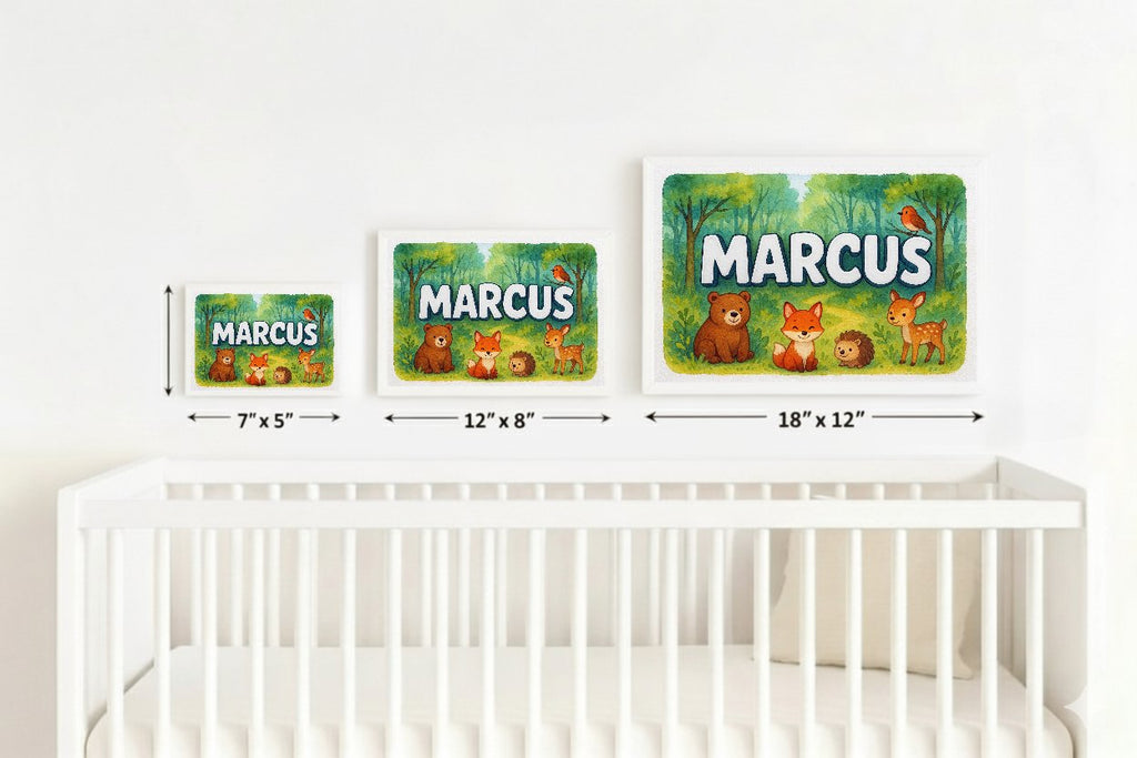 Personalized name art for Marcus