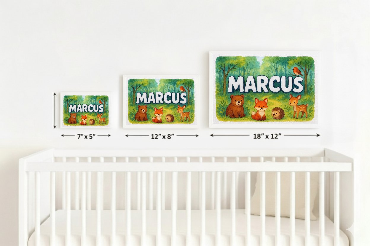 Personalized name art for Marcus