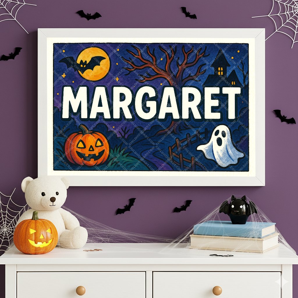 Personalized name art for Margaret