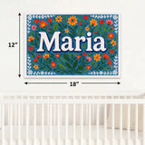 Calm personalized name art for Maria