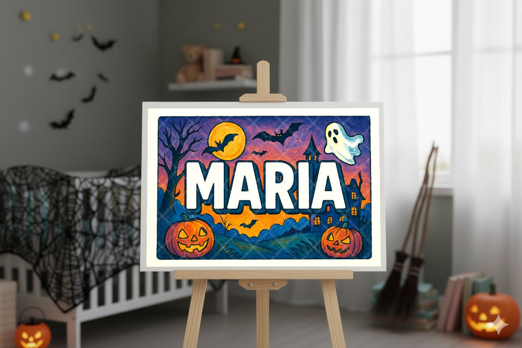 Personalized name art for Maria