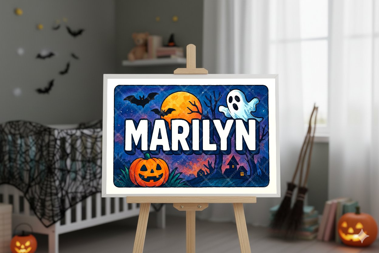 Personalized name art for Marilyn