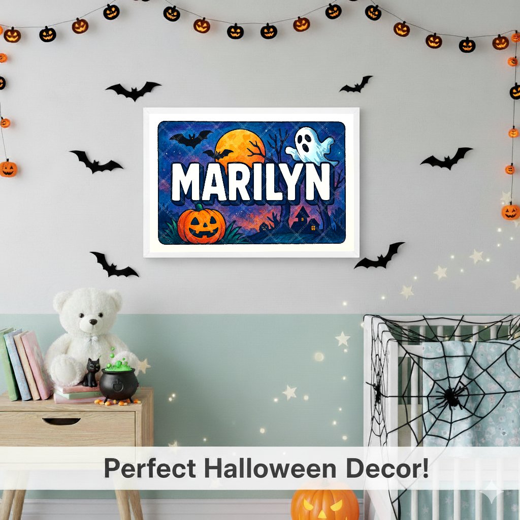 Personalized name art for Marilyn