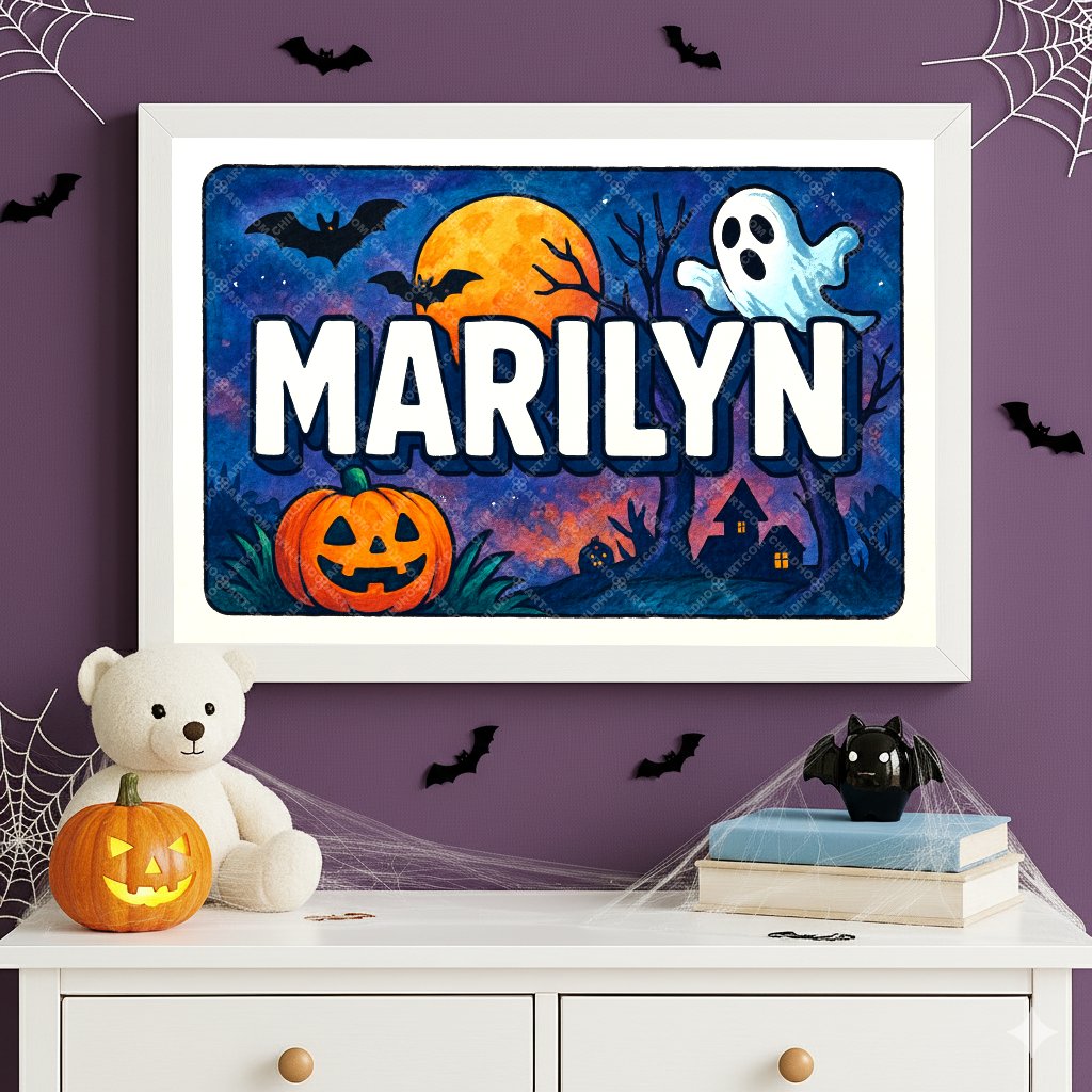 Personalized name art for Marilyn