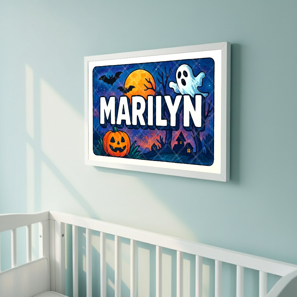 Personalized name art for Marilyn