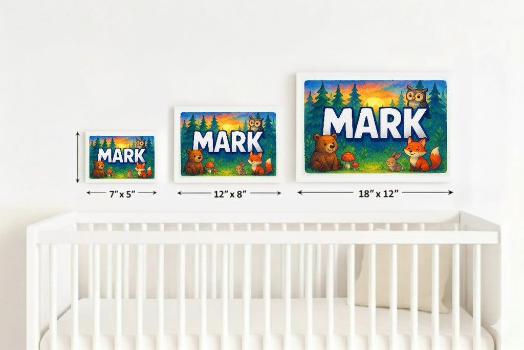 Personalized name art for Mark